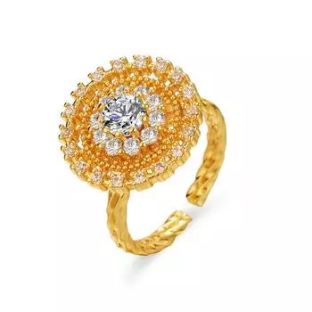 Времена приходят и уходят, модное легкое роскошное вращающееся открывающееся кольцо, модное новое персонализированное кольцо на указательный палец, кольцо «Холодный ветер» adjustable золотой