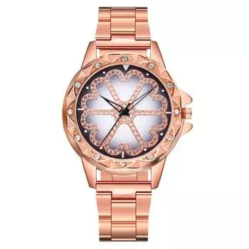 Времена приходят и уходят, модные женские часы с кружевом и бриллиантами, женские часы, кварцевые часы со стальным ремешком, часы чёрный