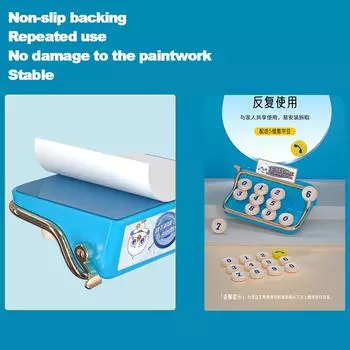 Временная карта парковки автомобиля номерной знак ретро-принтер дизайн стоп-сигнал для гаража помощь при парковке многофункциональный автомобильный интерьер синий