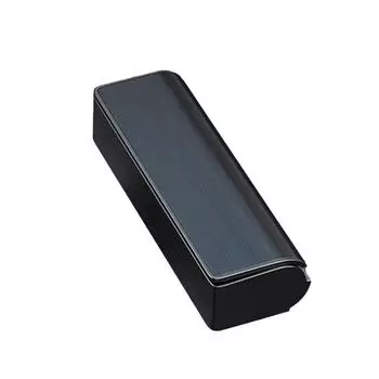 Временная парковочная карта Компактный размер Самоклеящаяся с гладкими краями Дизайн со скрытым номером Термостойкая фиксация чёрный