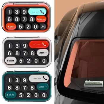 Временная парковочная карточка Клавиатура Номерной знак телефона Номерной знак телефона автомобиля