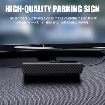 Временная парковочная табличка Yousheng с молотком безопасности, вращающаяся конструкция, номер телефона на приборной панели, гаджет для парковки автомобиля