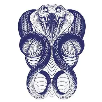 - Временные татуировки на всю спину с рисунком, водонепроницаемые наклейки для татуировок для взрослых и детей 1