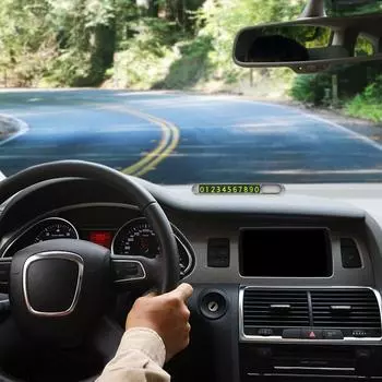 Временный номерной знак для парковки, металлический знак для парковки автомобиля, слайдер, окклюзионный дизайн, номер телефона, карта для оживленных городских районов серебряный серый