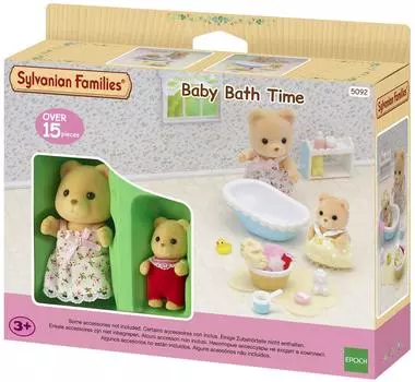 Время купания младенцев от Sylvanian Families