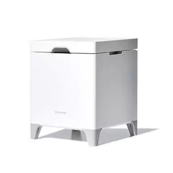 Время выключения Carepod Легкоочищаемый увлажнитель воздуха Cube Mist Компактный таймер для отопления жилых помещений Стильная распродажа 20%! (Карепод) Энергосберегающая 3-х уровневая спальня, комната,