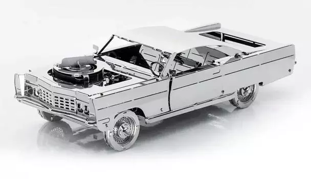 ВРЕМЯ ДЛЯ МАШИНЫ Классический автомобиль Royal Voyager Сборка из нержавеющей стали на века без клея 3D 123 Сборка примерно за 6 часов Комплект, Сталь, Взрослые, 14+,