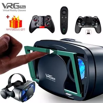 Vrg Pro Viar Vr очки 3d гарнитура виртуальной реальности шлем очки устройство линзы для смартфона телефон умный гарнитура очки дети Remote No Headphone