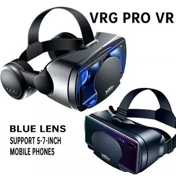 Vrg Pro VR Realidade Virtual 3d очки коробка стерео шлем гарнитура с дистанционным управлением для Ios Android VR очки смартфон Normal version