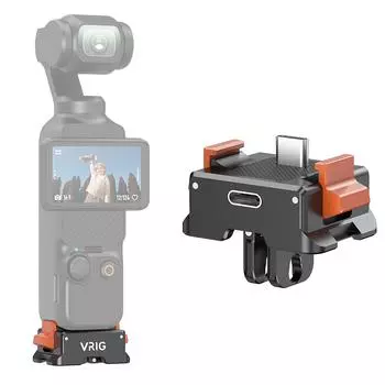 VRIG Многофункциональная вертикальная зарядная база AC21 с быстросъемным креплением, алюминиевый сплав с темно-серого