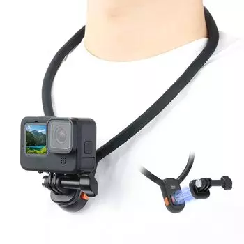 VRIG Necklace Mount Magnetic Neck Holder Gopro Mount First Person Perspective Photography POV Neck Camera Stand Quick Release Ultra Light Horizontal
