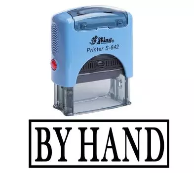 ВРУЧНУЮ собственную резиновую печать офиса резиновой печати стационарную изготовленную на заказ сияющую печать Impression Area 14 mm x 38 mm чёрный