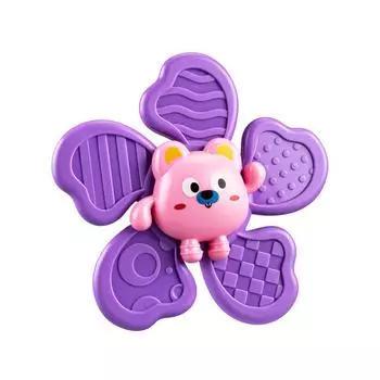 Всасывающая ванна для малышей Сенсорные игрушки для детей Ранние развивающие игры для малышей Вращающиеся погремушки Украшения