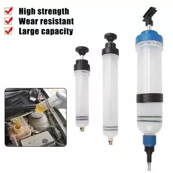 Всасывающий вакуумный тормозная жидкость, экстрактор автомобильного масла, 200cc 500cc 1500cc, шприц для перекачки топлива, руководство по эксплуатации 200 CC