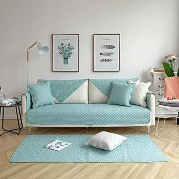 Все хлопчатобумажные чехлы для диванов с вышивкой, маленькие фонарики, противоскользящие чехлы для диванов, украшения для диванов и полотенец, чехол для домашнего интерьера 70x70