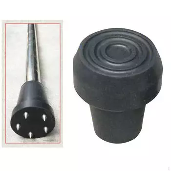 Костыли с наконечником из трости, противоскользящие накладки на ноги, съемные 5-зубчатые сменные костыли для походов