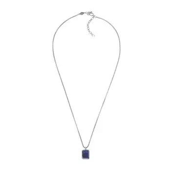 ВСЕ СЛОЖЕНО ДО Цепи Ожерелье Из Синего Содалита [Ископаемое]