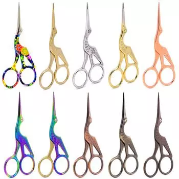 Все стальные бронзовые острые маленькие ножницы бытовые с титановым покрытием машинка для стрижки ниток ретро портновские ножницы для ткани швейные инструменты