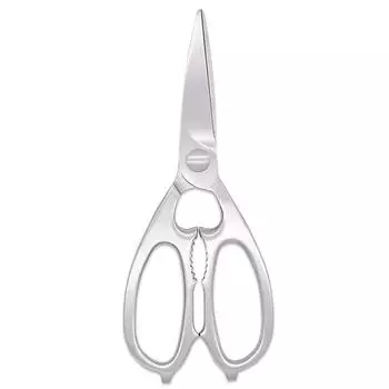 Все стальные острые лезвия с ручкой для овощей, куриные кости, ножницы, кухонные ножницы, многофункциональные инструменты с щелкунчиком, открывалка для пива серебряный