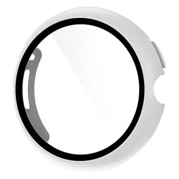 Все включено Стекло+Чехол Аксессуары Закаленное стекло Пленка для Google Pixel Watch слоновая кость