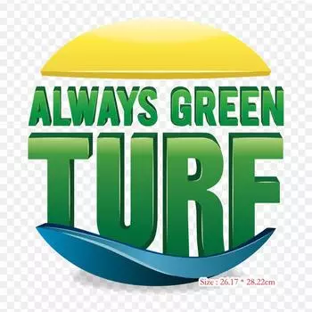 Всегда Газон Искусственный газон Железо на теплопередаче Печать Виниловые патчи Наклейка для одежды DIY Аппликации Моющиеся пластыри