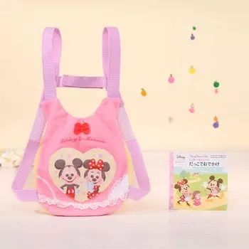 Всегда плотно обнимает Ремин Солан Микки Минни 2WAY ремень & & розовый