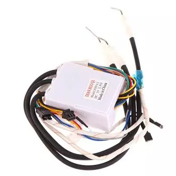 Всего 14 проводов Универсальная газовая плита постоянного тока 3 В с двойным зажиганием с контролем температуры и дисплеем Импульсный воспламенитель 1 шт. белый