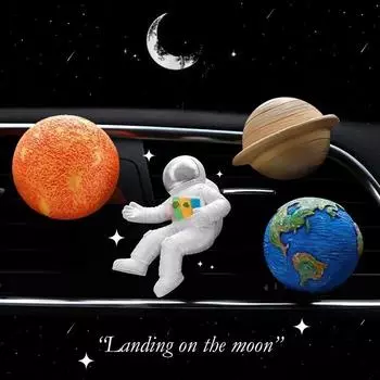 Вселенная Планета Форма Астронавт Автомобильный Освежитель Воздуха Автомобильный Кондиционер Розетка Духи Клип Духи Украшения для Автомобиля Украшения