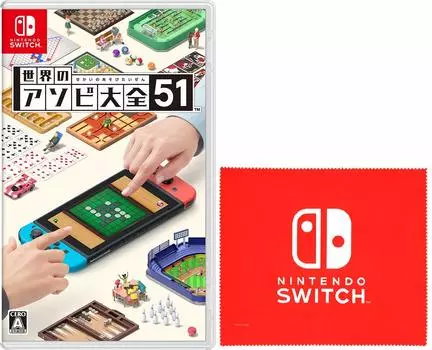 Всемирная энциклопедия Asobi Салфетка из микрофибры с логотипом Switch 51-Switch (Нинтендо включено)