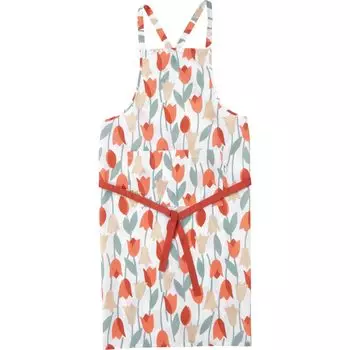 [Всемирная вечеринка] Фартук Тюльпан Красный W039-331-204 – фартук