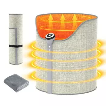 Всенаправленная тепловая панель Быстрый суперэнергетический холодный обогрев ног Дальний инфракрасный перегрев ног Падение 5 уровней температуры Таймер Удобный холодный электрический