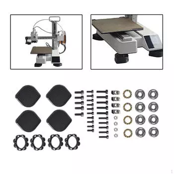 Всенаправленный самовыравнивающийся антивибрационный комплект ножек для 3D-принтера, аксессуары для x1 x1E, запасные части