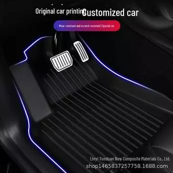 Всепогодные автомобильные коврики TPE для Tesla Model 3/Y - Аксессуары для интерьера Model 3, single layer