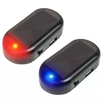 Всепогодный солнечный фонарь безопасности светодиодный мигающий сигнальный фонарь с автоматическим датчиком для безопасной парковки, повышающий безопасность дорожного движения синий