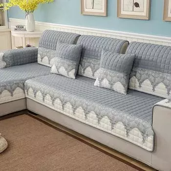 Всесезонная универсальная подушка для дивана, противоскользящий чехол для сиденья, простой современный чехол для дивана, продажа, все включено, универсальный, надежный 70*70cm