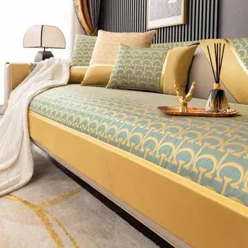 Всесезонное универсальное полотенце на спинку в китайском стиле для подушки дивана, современное высококачественное противоскользящее новое полотенце для дивана, минималистское 70*70cm