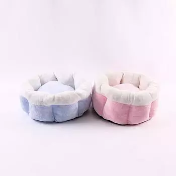 Всесезонные товары для домашних животных Фланелевое теплое и дышащее шестиугольное гнездо в форме тыквы для кошек Гнездо для домашних животных 45*45*20