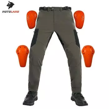 Всесезонные универсальные мужские велосипедные штаны Harley Мотоциклетные штаны Защитная экипировка Противопадающие мотоциклетные штаны Мотоциклетные штаны M бездна