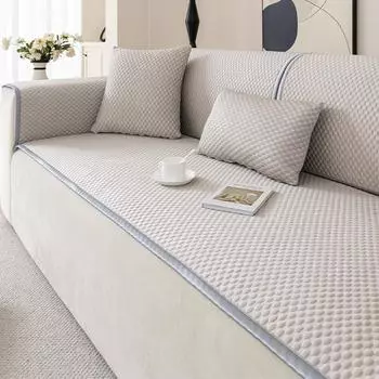 Всесезонный домашний чехол Cool Feeling Flower Funda sof Нескользящий диван-подушка Ice Silk Чехлы для дивана 90x70cm 1pc