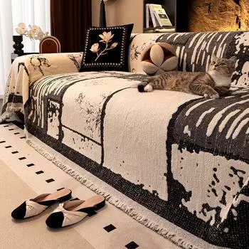 Всесезонный флисовый чехол для дивана для кемпинга и пикника Bohemia Funda Sofa Шерстяные чехлы для диванов Коврики Пледы 180x130