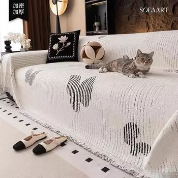 Всесезонный флисовый чехол для дивана для пикника и кемпинга Butterfly Funda Sofa Шерстяные чехлы для диванов Коврики Пледы 180x130