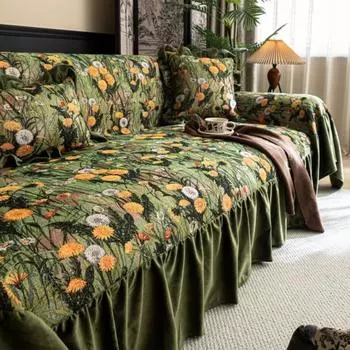 Всесезонный лоскутный чехол для кемпинга, пикника, одеяла, чехлы для диванов, чехлы для диванов, домашние цветы, коврики для диванов, пледы 180x260