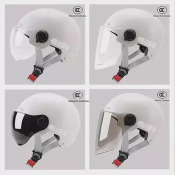 Всесезонный сертифицированный 3C электромобильный шлем для женщин и мужчин Matte Pink