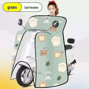 Всесезонный солнцезащитный козырек на лобовое стекло электромобиля и мотоцикла: Водонепроницаемый и ветрозащитный