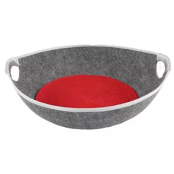 Всесезонный универсальный домик для кошек, полузакрытая конура для кошачьего туалета, гнездо для питомца, спальная кровать(Серый ) серый