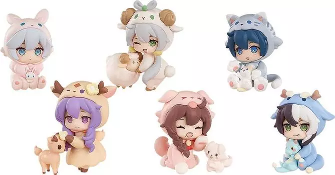 Vsinger Pupu-chan немасштабная пластиковая окрашенная готовая торговая фигурка в коробке из 6 предметов