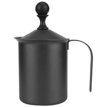 Вспениватель молока из нержавеющей стали в японском стиле с двойной сеткой, вспениватель кофе Creamer400cc