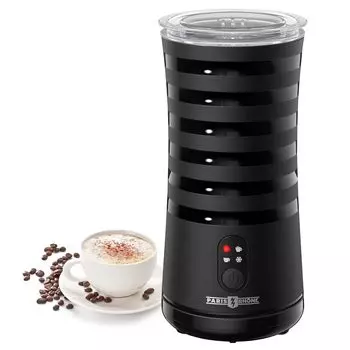 Вспениватель молока Электрический вспениватель молока 4 режима переключения Выход 400 Вт 240 мл Кофе Латте Капучино Горячее молоко Латте Арт Бесшумная работа Черный