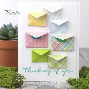 Всплывающий конверт DIY углеродистая сталь тиснение штампы карты бумага ремесло декор серебряный