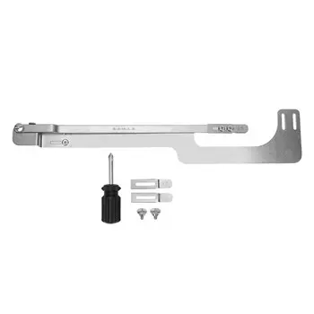 Вспомогательная фиксированная направляющая для квилтинга для швейной машины с многофункциональной регулируемой прижимной лапкой из нержавеющей стали